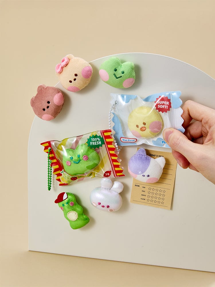 LINE FRIENDS KEYRING_ 마그넷 인형 라인프렌즈 미니니 디저트카페 인형 마그넷 블라인드백