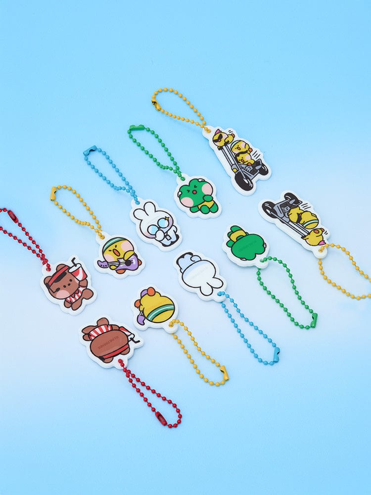 LINE FRIENDS KEYRING 단품 라인프렌즈 미니니 윈터월드 아크릴 랜덤 키링
