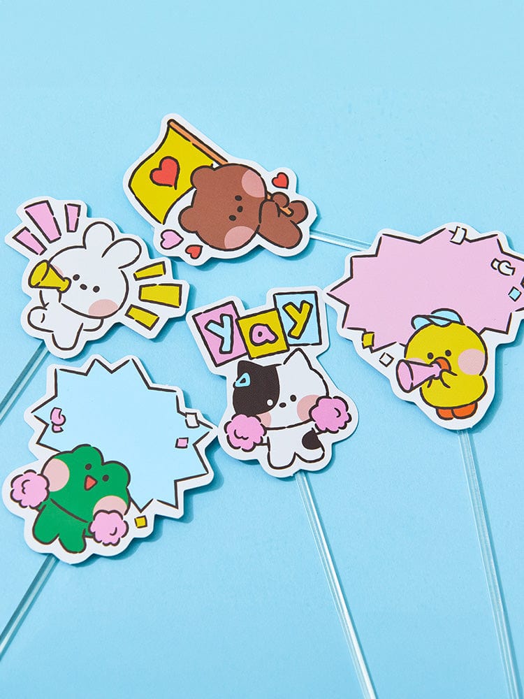 LINE FRIENDS STICKER/CARD 단품 라인프렌즈 필드데이 미니니 메세지픽