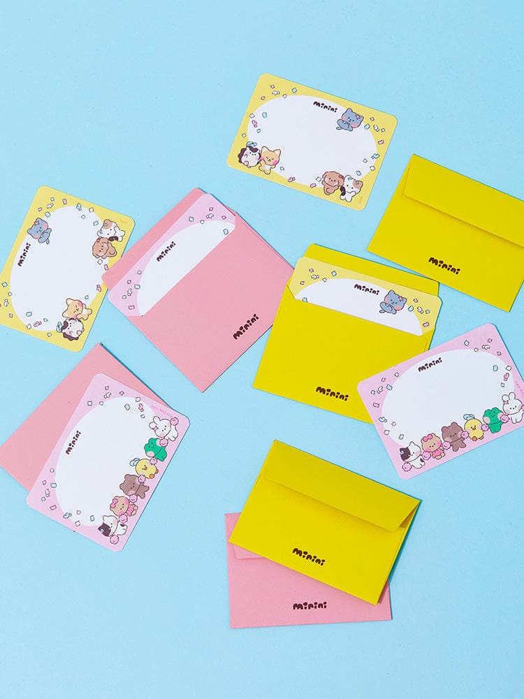 LINE FRIENDS STICKER/CARD 단품 라인프렌즈 필드데이 미니니 메세지카드 세트