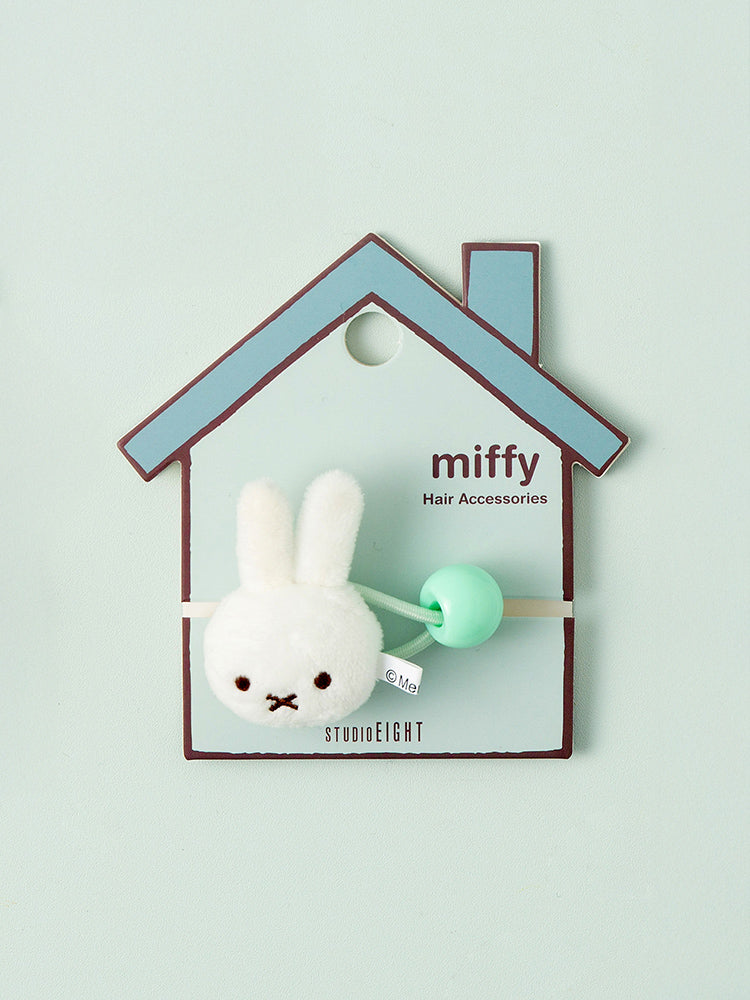 miffy BEAUTY/ACC_ 화이트 미피 인형 머리끈