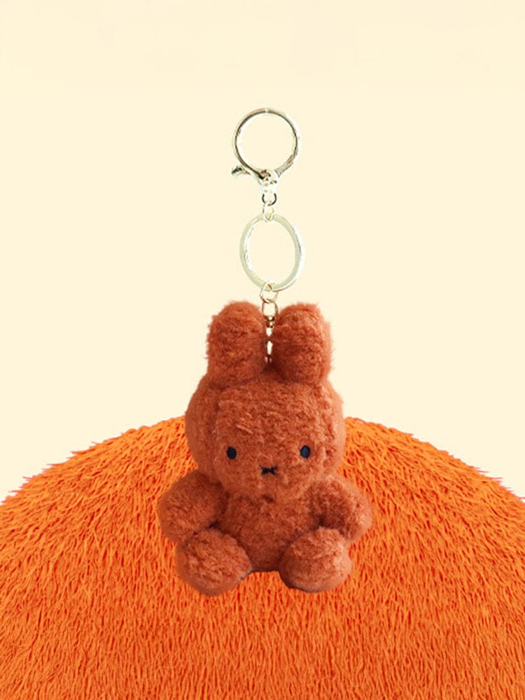 miffy KEYRING_ 브라운 미피 시팅 크리미 인형 (브라운)