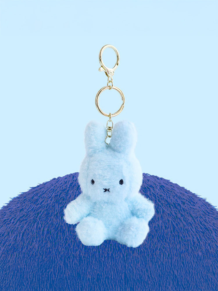 miffy KEYRING_ 블루 미피 시팅 크리미 인형 (블루)