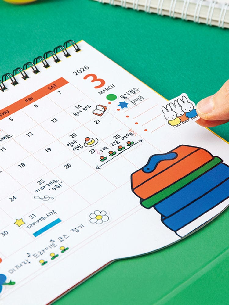 miffy OFFICE_ 2026 캘린더 미피 2026 캘린더