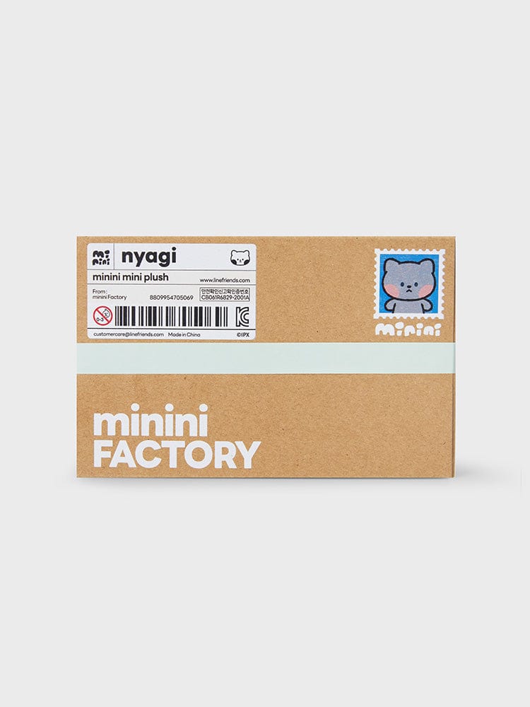 minini PLUSH nyagi 라인프렌즈 미니니 냐기 스탠딩 인형