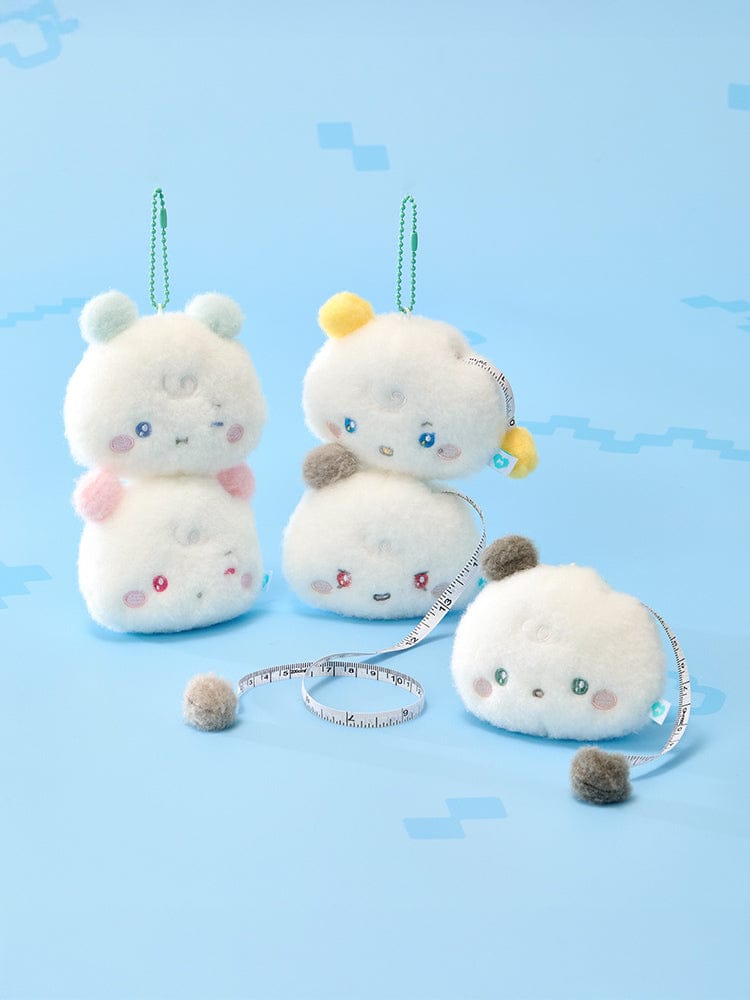 MMMM BABY PLUSH TAPE MEASURE KEYRING – LINE FRIENDS SQUARE