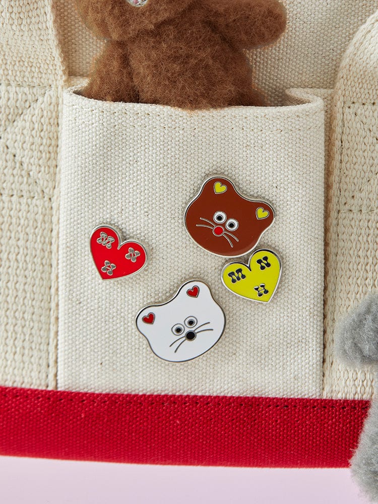 MONAMHEE BEAUTY/ACC 단품 모남희 크림이 메탈 핀뱃지