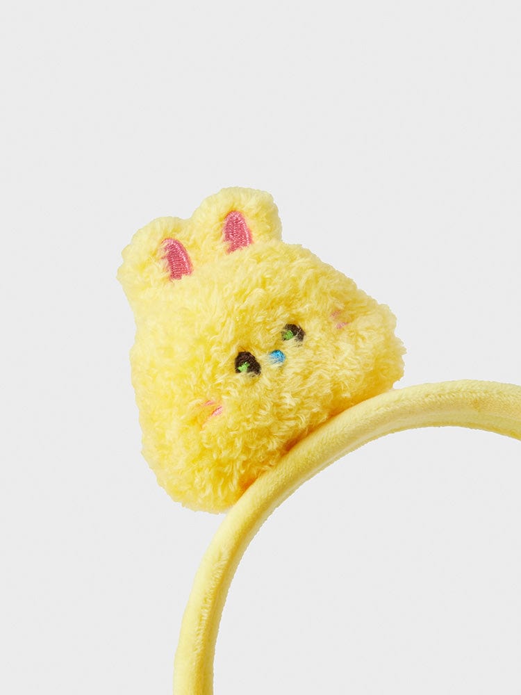 NEWJEANS BEAUTY/ACC YELLOW bunini 플러시 헤어밴드 (YELLOW)