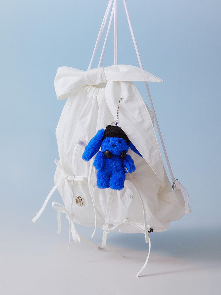 NewJeans KEYRING 단품 NJ X 꼴레 퍼리 버니 플러시 키링 (TIDE BLUE)