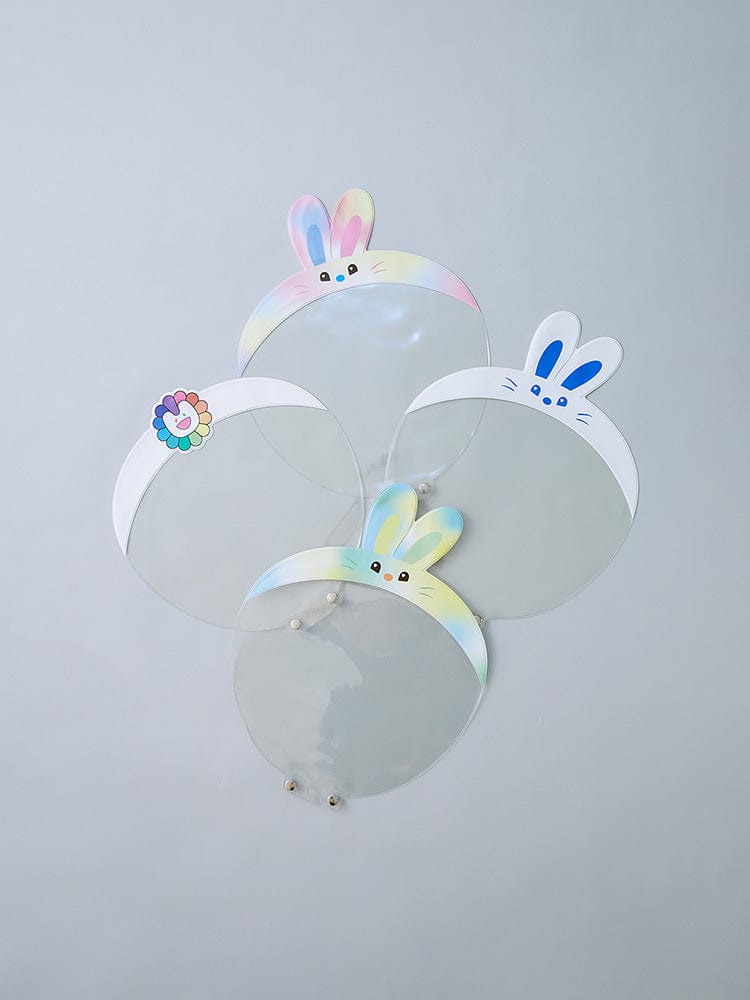 NEWJEANS OUTDOOR 단품 bunini 부채 커버 (YELLOW MIXED)