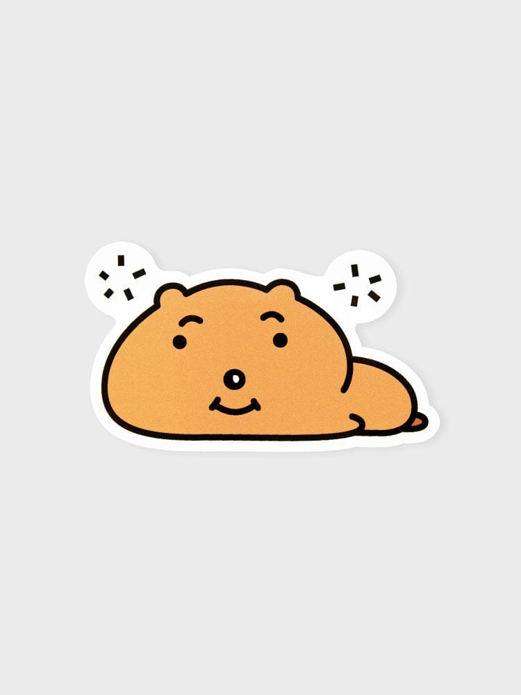 PARADISE QUOKKA OFFICE_ 졸린 쿼카 스티커 극락쿼카 졸린 쿼카 빅 리무버블 스티커