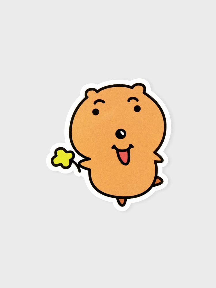 PARADISE QUOKKA OFFICE_ 행운 쿼카 스티커 극락쿼카 행운 쿼카 빅 리무버블 스티커