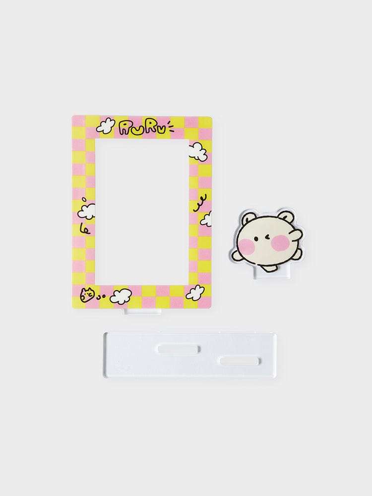 TRUZ FIGURINE RURU 라인프렌즈 TRUZ RURU 미니니 아크릴 포토카드 스탠드