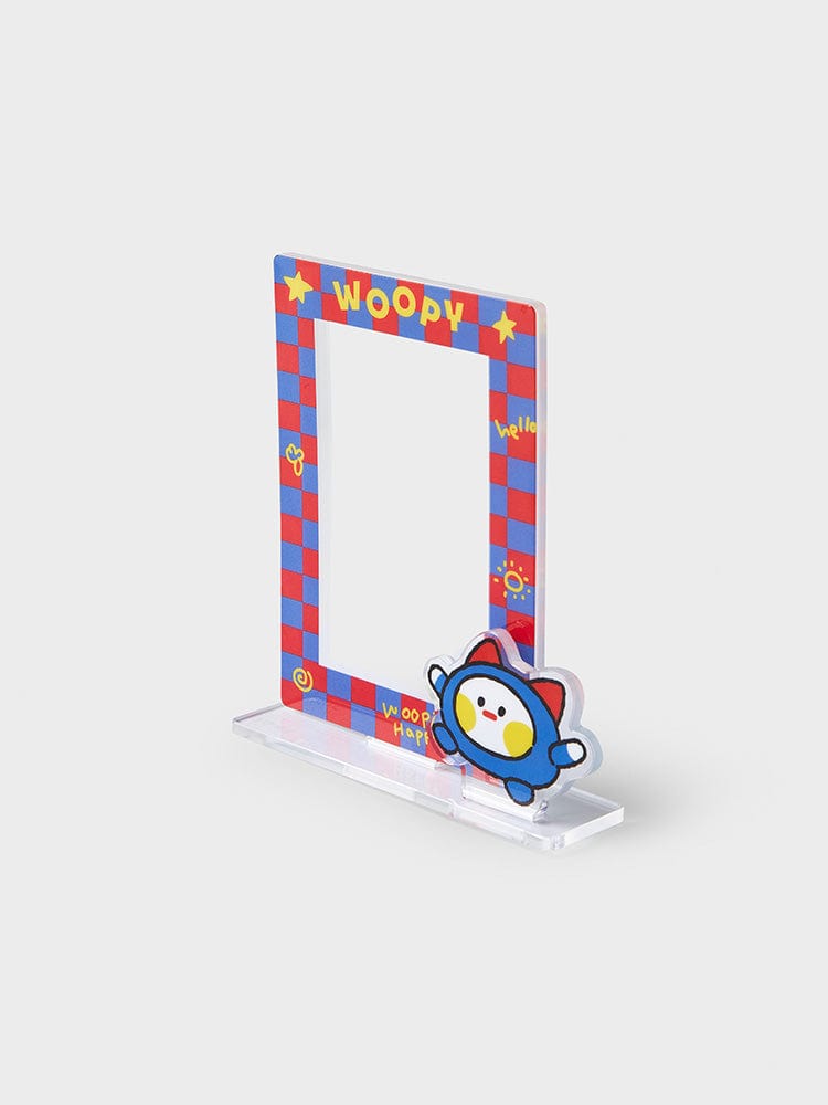 TRUZ FIGURINE WOOPY 라인프렌즈 TRUZ WOOPY 미니니 아크릴 포토카드 스탠드
