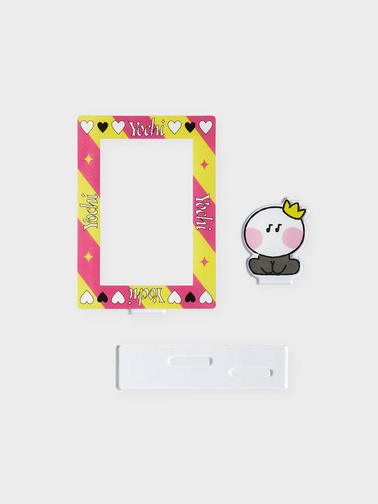 TRUZ FIGURINE YOCHI 라인프렌즈 TRUZ YOCHI 미니니 아크릴 포토카드 스탠드