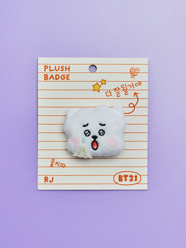 BT21 오늘의 기분 엉엉 인형 뱃지