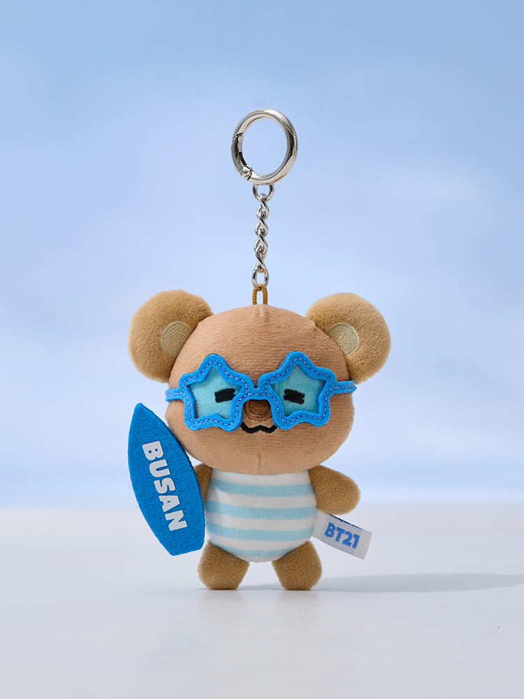 BT21 VACATION PLUSH KEYRING BUSAN