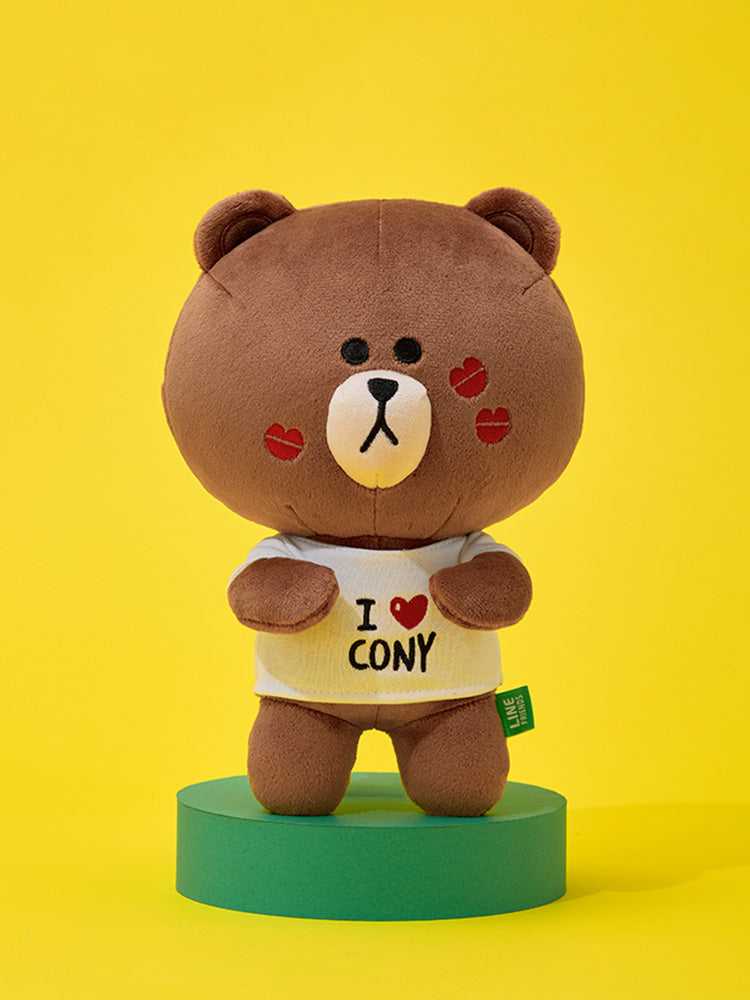 LINE FRIENDS BROWN MEDIUM-SIZED DOLL (COUPLE) ORIGINAL EDITION