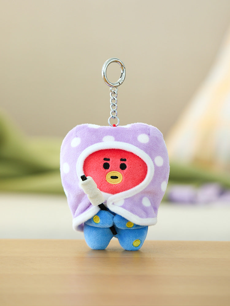 BT21 TATAキャンプファイヤーブランケットドールキーリング