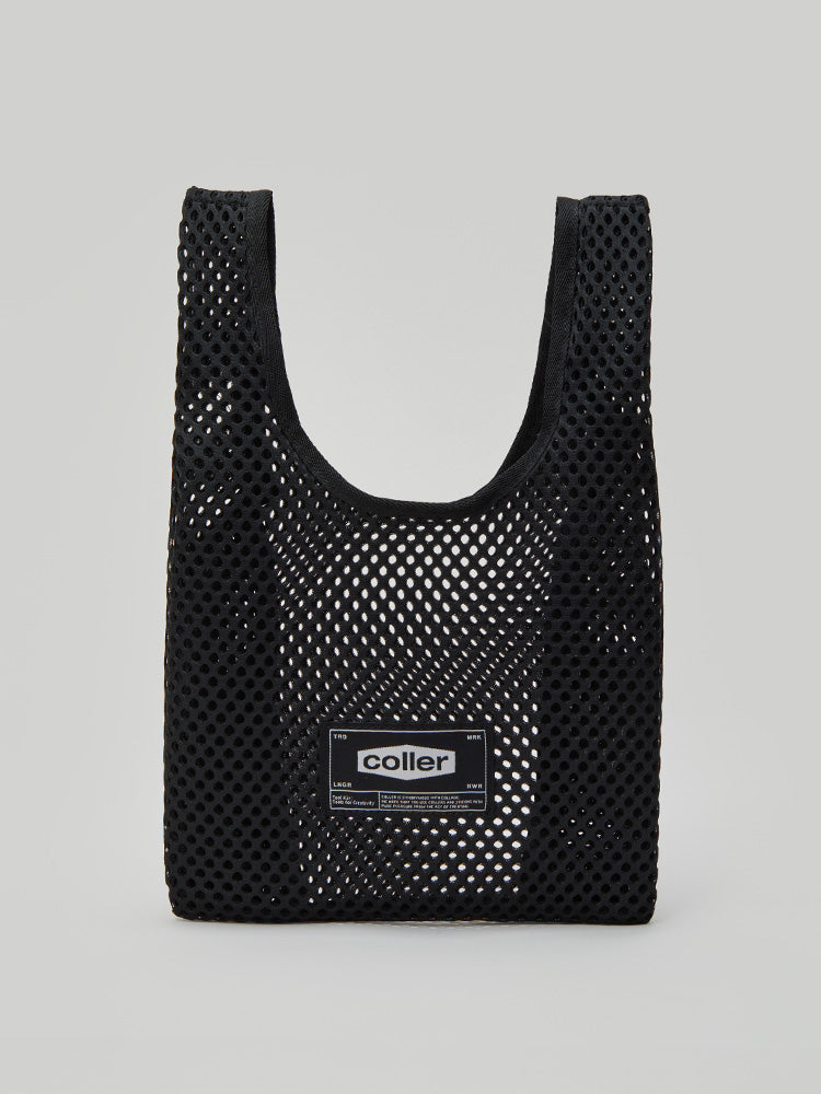 꼴레 메쉬 미니 토트백 쉐이드 블랙