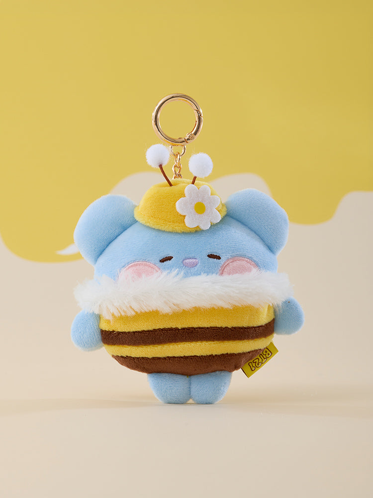 BT21 minini MEASURING TAPE PLUSH KEYRING HONEY BEE