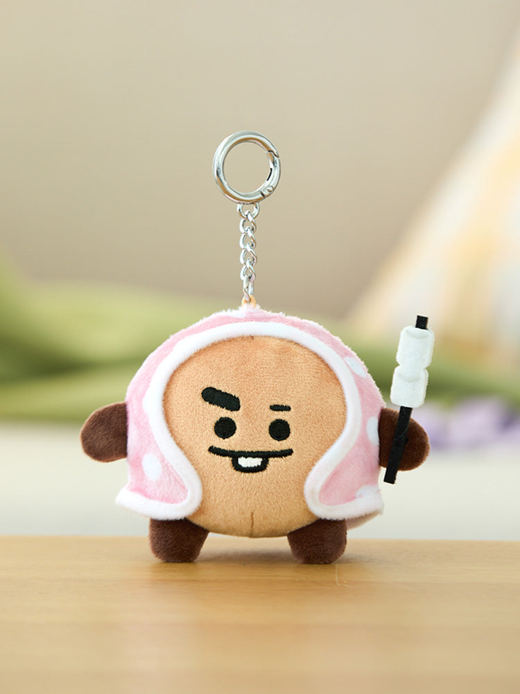 BT21 SHOOKY 캠프파이어 담요 인형 키링