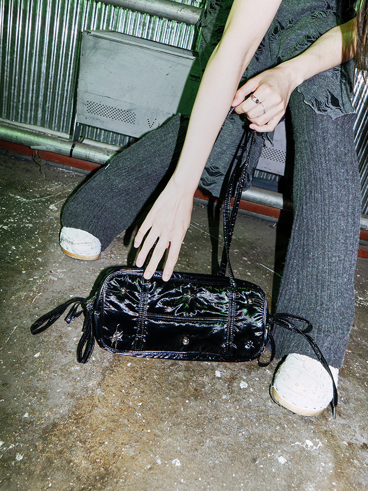 [coller aespa edition] COLLER BAGUETTE BAG ONYX BLACK