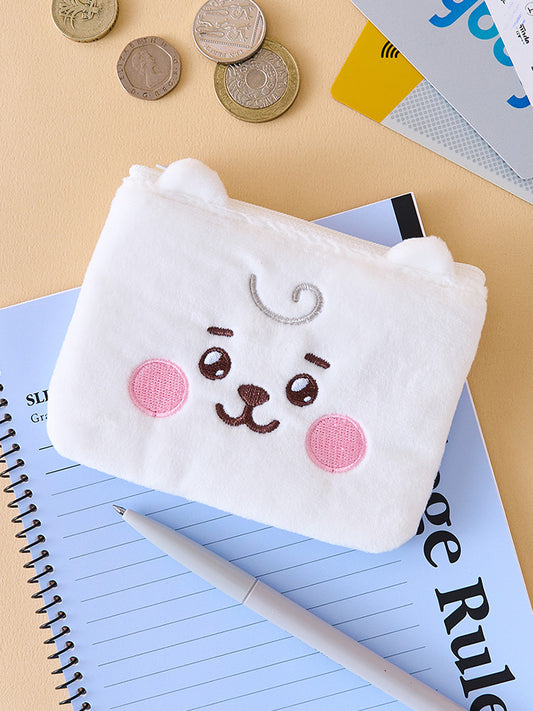 BT21 RJ BABY ZIPPERED POCKET WALLET DAILY BASIC