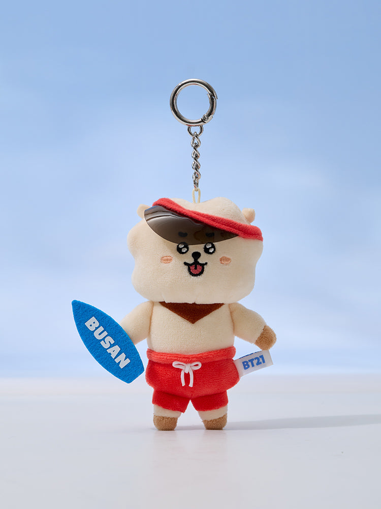 BT21 VACATION PLUSH KEYRING BUSAN