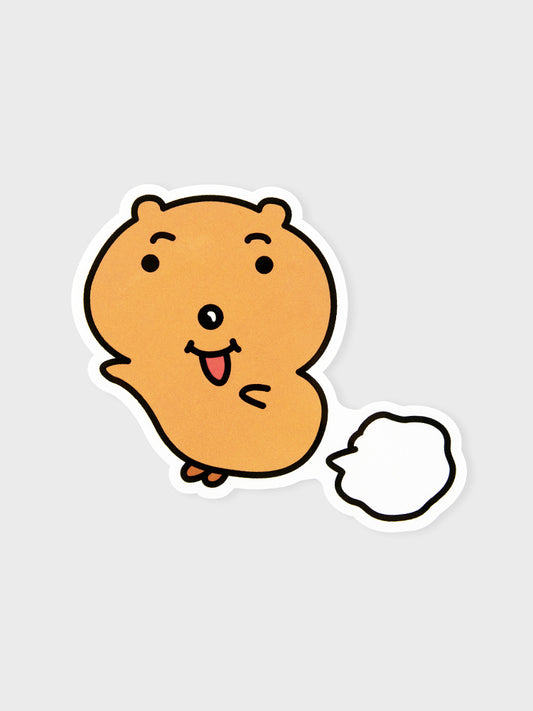 PARADISE QUOKKA FART REMOVABLE STICKERS BIG