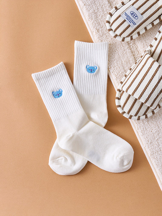 BT21 KOYA EMBROIDERY SOCKS DAILY BASIC