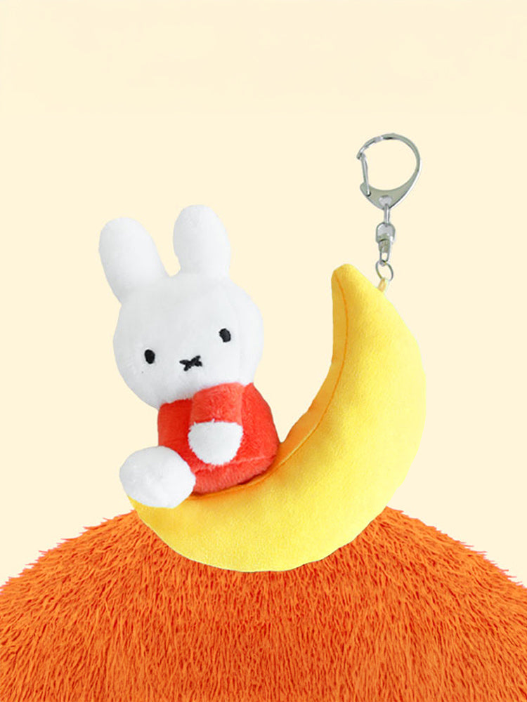 miffy DREAM PLUSH KEYRING (Crescent Moon)