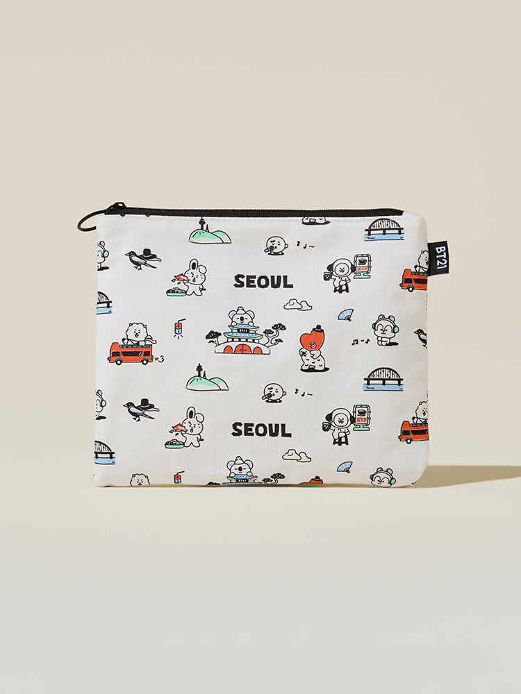 BT21 서울 에디션 파우치