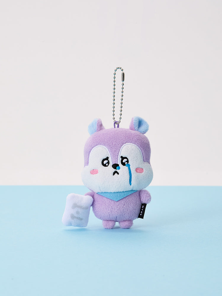 BT21 TEARDROP PLUSH KEYRING TODAY'S FACE