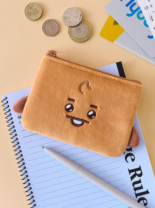 BT21 SHOOKY BABY ZIPPERED POCKET WALLET DAILY BASIC