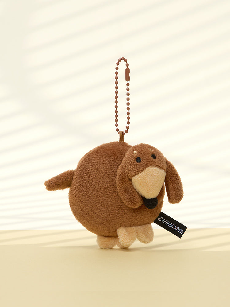 JOGUMAN WOODY MEASURING TAPE PLUSH KEYRING OFFICE
