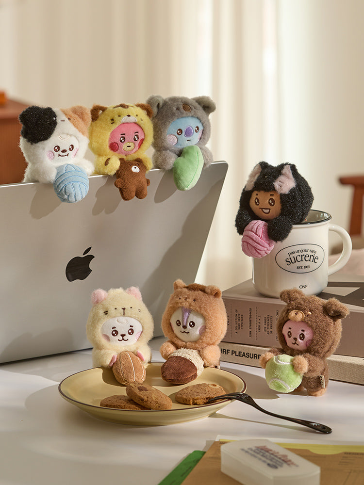 BT21 BABY 모어 플러피 소형 모니터 인형