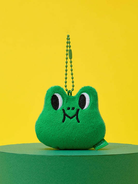 LINE FRIENDS LEONARD FACE PLUSH KEYRING ORIGINAL EDITION