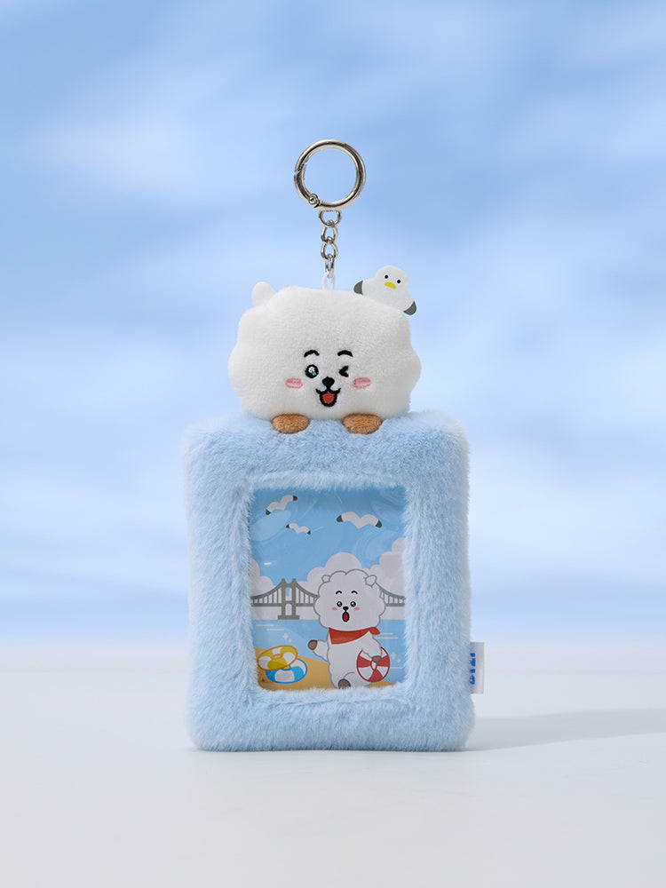 BT21 PLUSH PHOTOCARD HOLDER KEYRING BUSAN