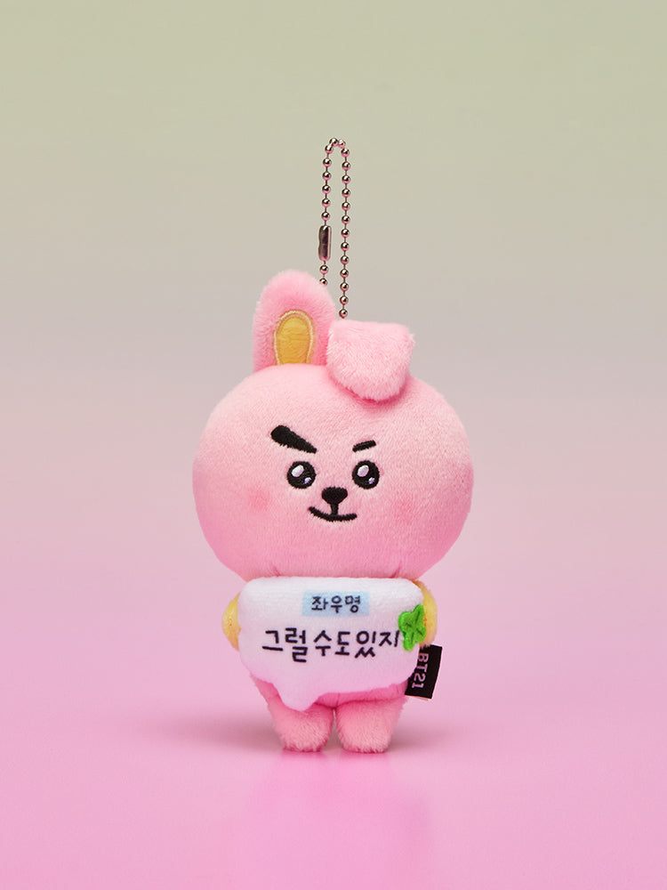 BT21 오늘의 기분 응원 인형 키링