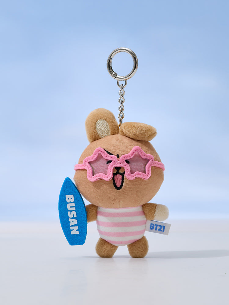 BT21 VACATION PLUSH KEYRING BUSAN