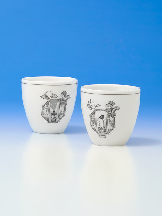 조구만 한국 에디션 세라믹 소주잔 세트