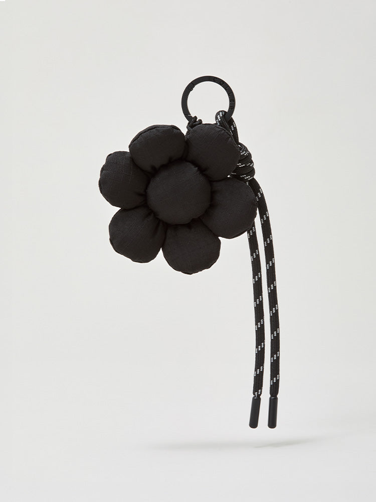 꼴레 플라워 스트링 키링 쉐이드 블랙