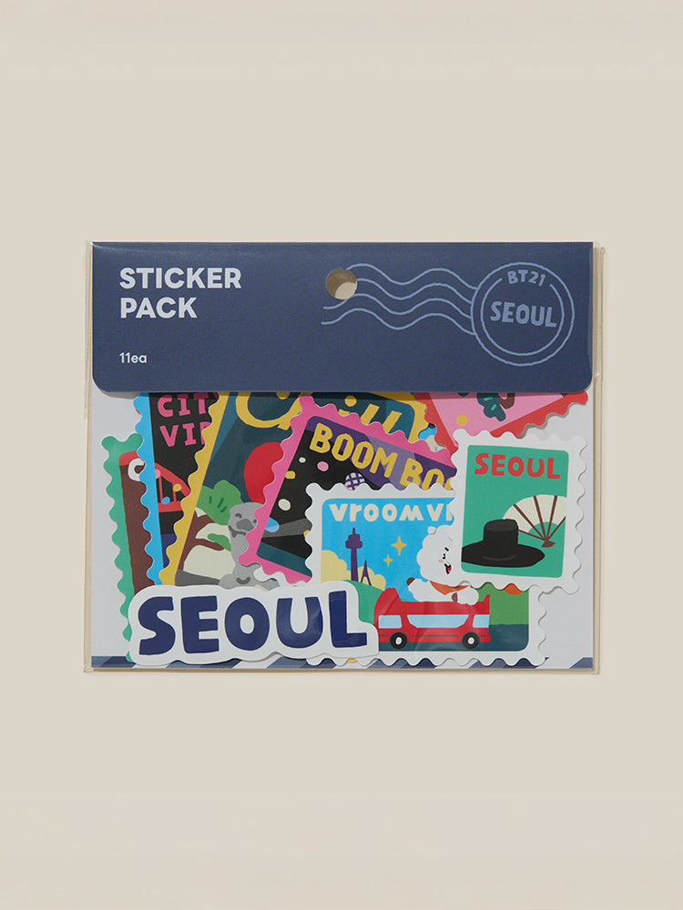 BT21 서울 에디션 스티커팩
