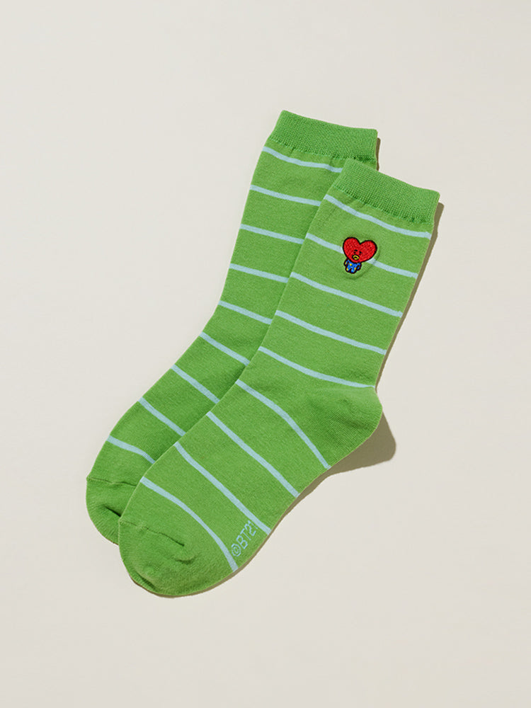 BT21 STRIPE SOCKS BASIC