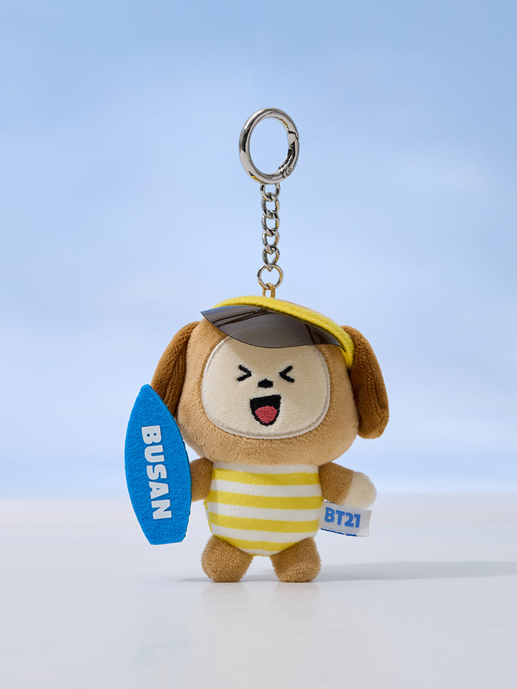 BT21 VACATION PLUSH KEYRING BUSAN