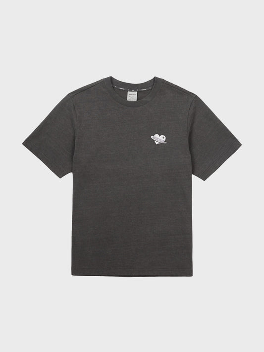 BT21 SNOW PEAK GRAPHIC SHORT SLEEVE T-SHIRT (DARK CHARCOAL)