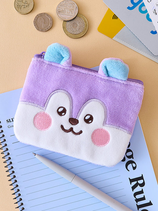 BT21 MANG BABY ZIPPERED POCKET WALLET DAILY BASIC