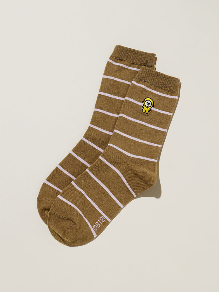 BT21 STRIPE SOCKS BASIC