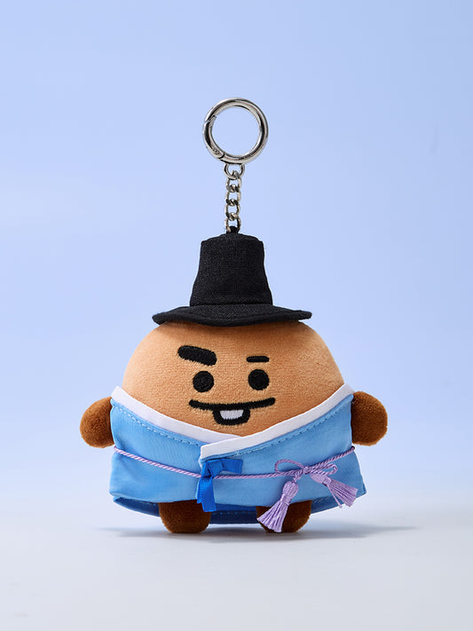 BT21 SHOOKY PLUSH KEYRING K-SEONBI